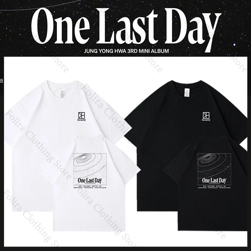 2025 Jung Yong Hwa Album One Last Day Series T-shirt Fashion Summer Tops Casual Short Sleeve Tee for Fans Women's T-shirt
2025 Jung Yong Hwa Album One Last Day Series T-shirt Fashion Summer Tops Casual Short Sleeve Tee for Fans Women's T-shirt