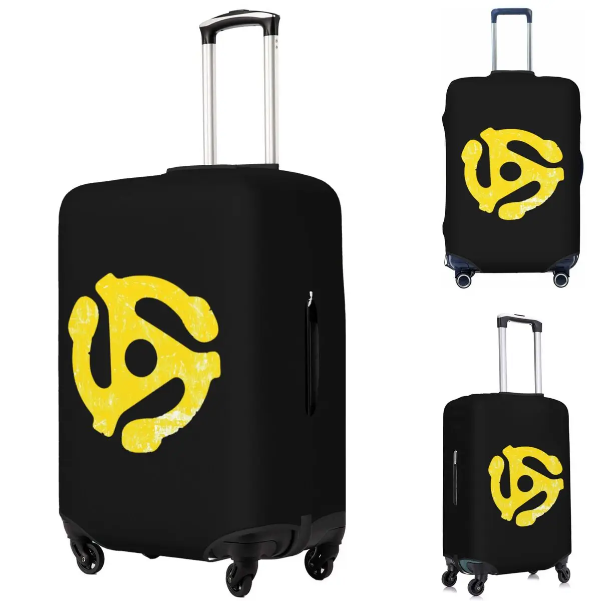 45 RPM Record Adapter Tee Suitcase Cover Protection Elastic Travel Luggage Protector Covers for 18-32 Inch
45 RPM Record Adapter Tee Suitcase Cover Protection Elastic Travel Luggage Protector Covers for 18-32 Inch