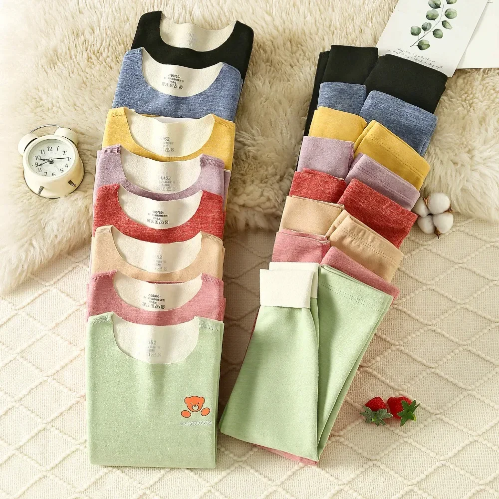 Winter Baby Boys Fleece Pajama Sets Toddler Girls Cartoon Print Long Sleeve T-Shirt Cute Tops + Pants 2 Pcs Suits Kids Sleepwear
Winter Baby Boys Fleece Pajama Sets Toddler Girls Cartoon Print Long Sleeve T-Shirt Cute Tops + Pants 2 Pcs Suits Kids Sleepwear