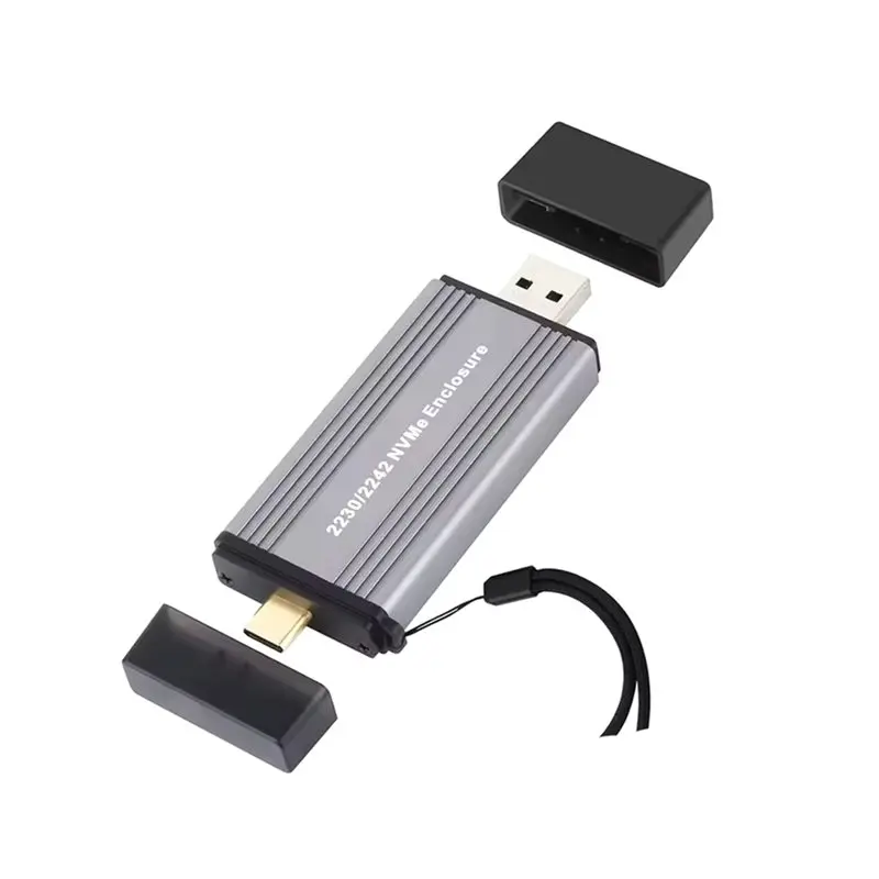 Внешний корпус B49C SATA с двумя протоколами для M.2 NVMe NGFF SSD, адаптер 10 Гбит/с для внешних накопителей NVMe 2230/2242
Внешний корпус B49C SATA с двумя протоколами для M.2 NVMe NGFF SSD, адаптер 10 Гбит/с для внешних накопителей NVMe 2230/2242