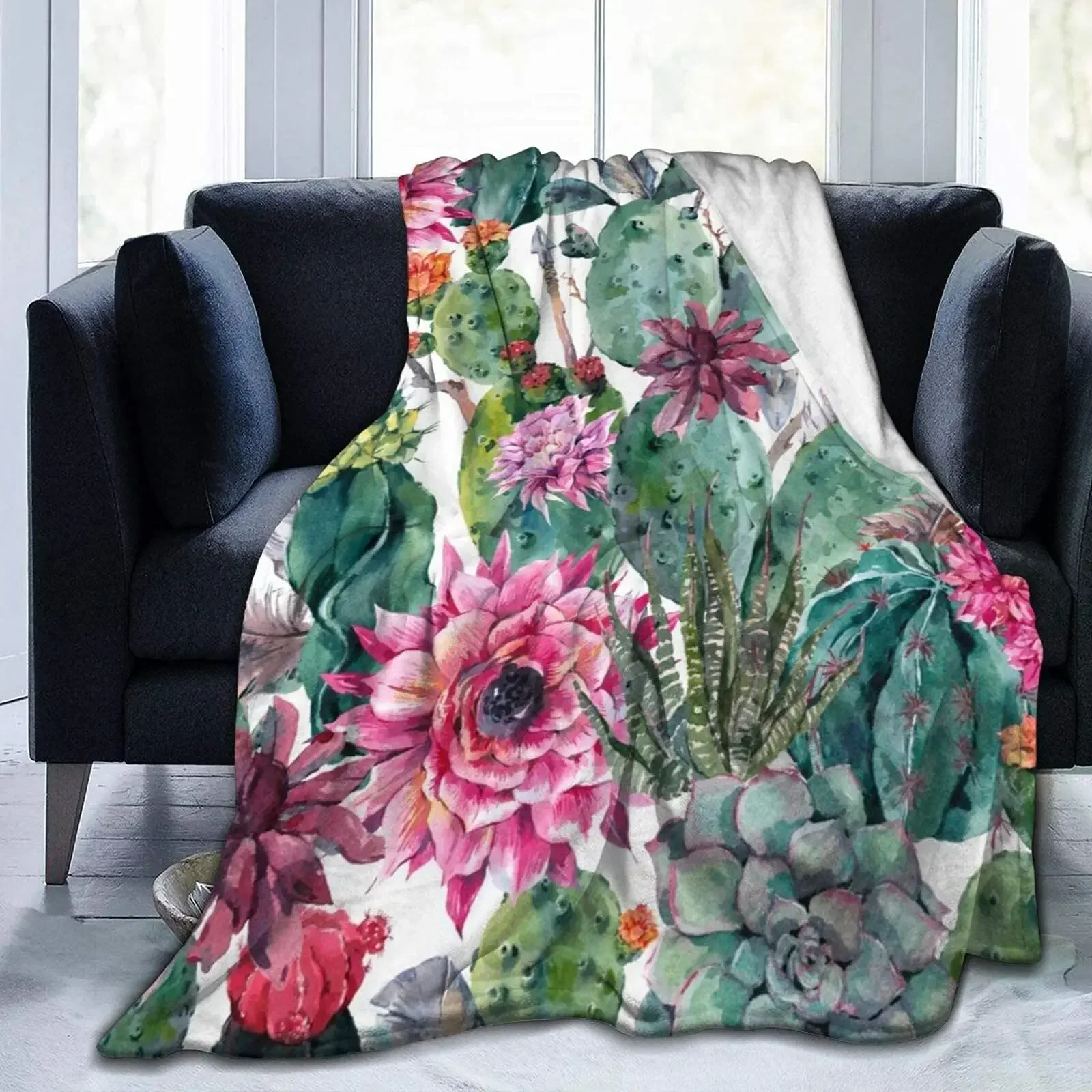 3d Print Cactus Flower Blanket Soft Warm Lightweight Print Throw Blanket for Couch Sofa Bed Chair for Travelling Teens Kids Gift
3d Print Cactus Flower Blanket Soft Warm Lightweight Print Throw Blanket for Couch Sofa Bed Chair for Travelling Teens Kids Gift