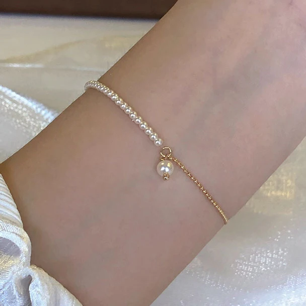 PONYKISS 925 Sterling Silver Pearl Bead Chain Round Charm Bracelets for Women Minimalist Classic Fine Jewelry Accessories
PONYKISS 925 Sterling Silver Pearl Bead Chain Round Charm Bracelets for Women Minimalist Classic Fine Jewelry Accessories
