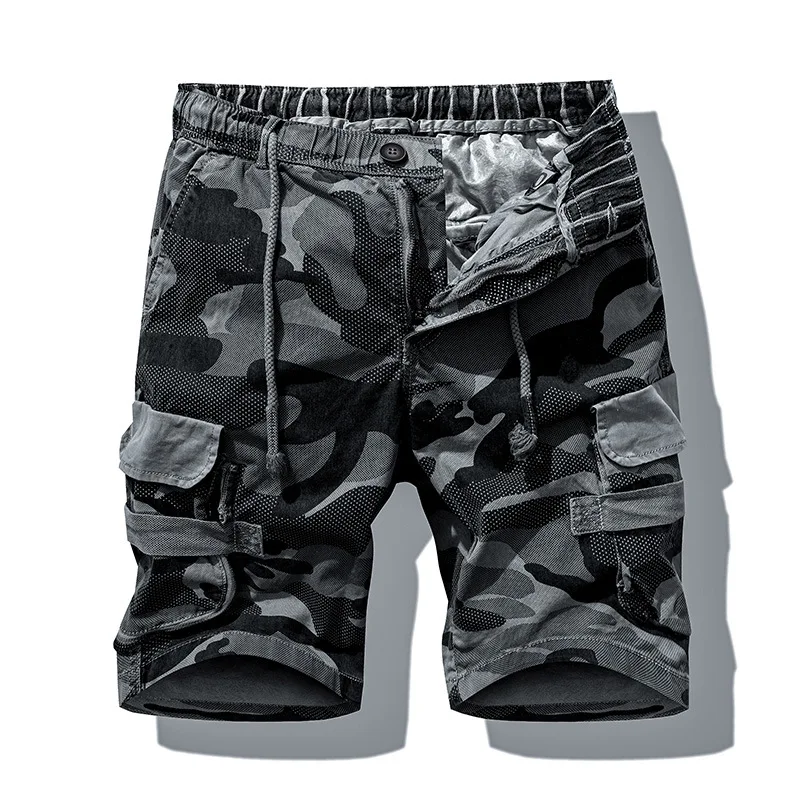 New Summer Men Camouflage Cargo Shorts Man Multi Pockets Elastic Waist Casual Shorts Quality Man Cotton Sportswear Pants Shorts
New Summer Men Camouflage Cargo Shorts Man Multi Pockets Elastic Waist Casual Shorts Quality Man Cotton Sportswear Pants Shorts