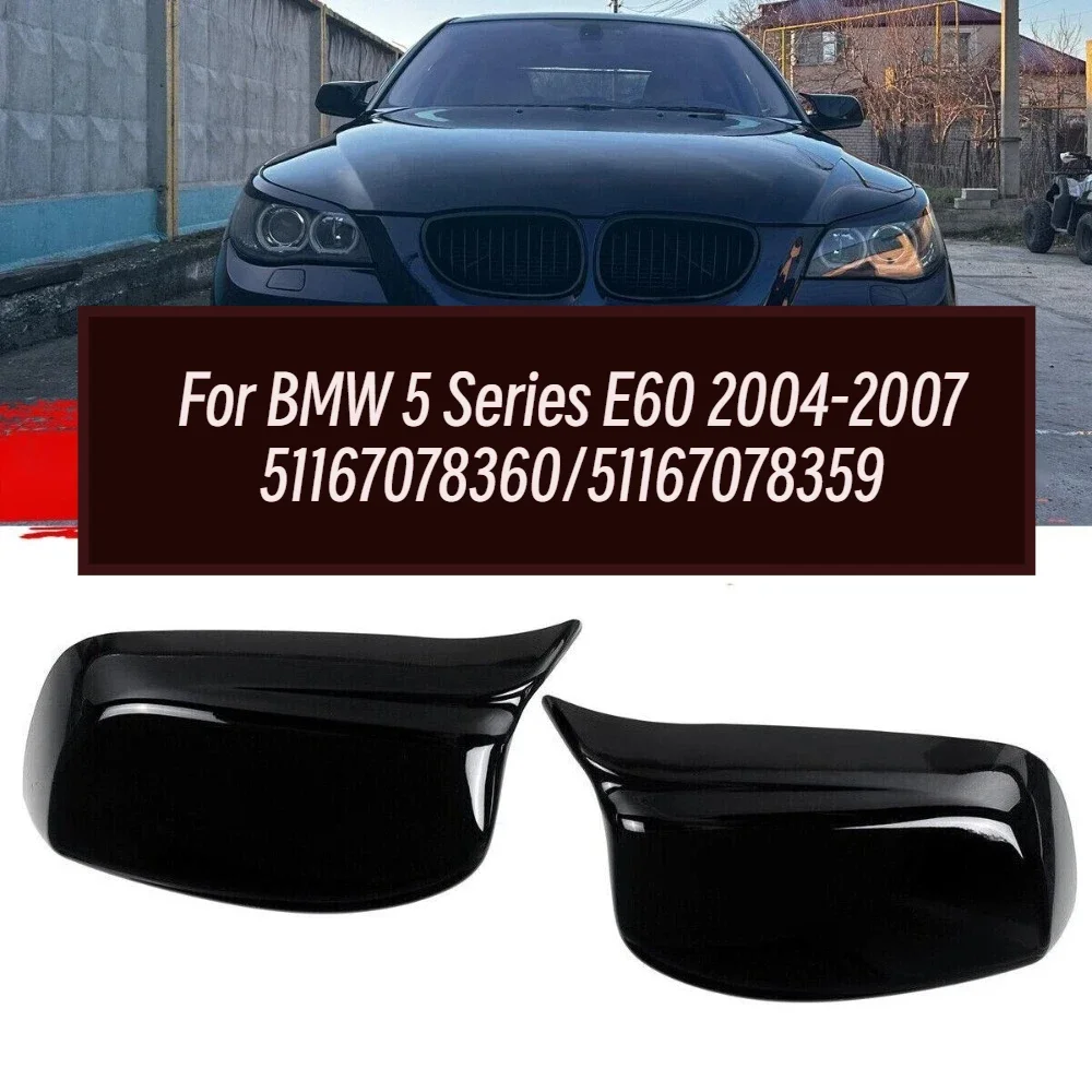 For BMW 5 Series E60 2004-2007 Glossy Black Carbon fiber Pattern Rearview Exterior Side Mirror Caps 51167078359 51167078360
For BMW 5 Series E60 2004-2007 Glossy Black Carbon fiber Pattern Rearview Exterior Side Mirror Caps 51167078359 51167078360