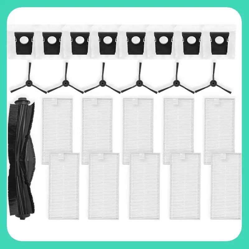 A54Z For Eureka J20 / Midea W20 / W20 Pro Robot Vacuum Cleaner Main Roller Side Brush Hepa Filter Dust Bag Accessories
A54Z For Eureka J20 / Midea W20 / W20 Pro Robot Vacuum Cleaner Main Roller Side Brush Hepa Filter Dust Bag Accessories