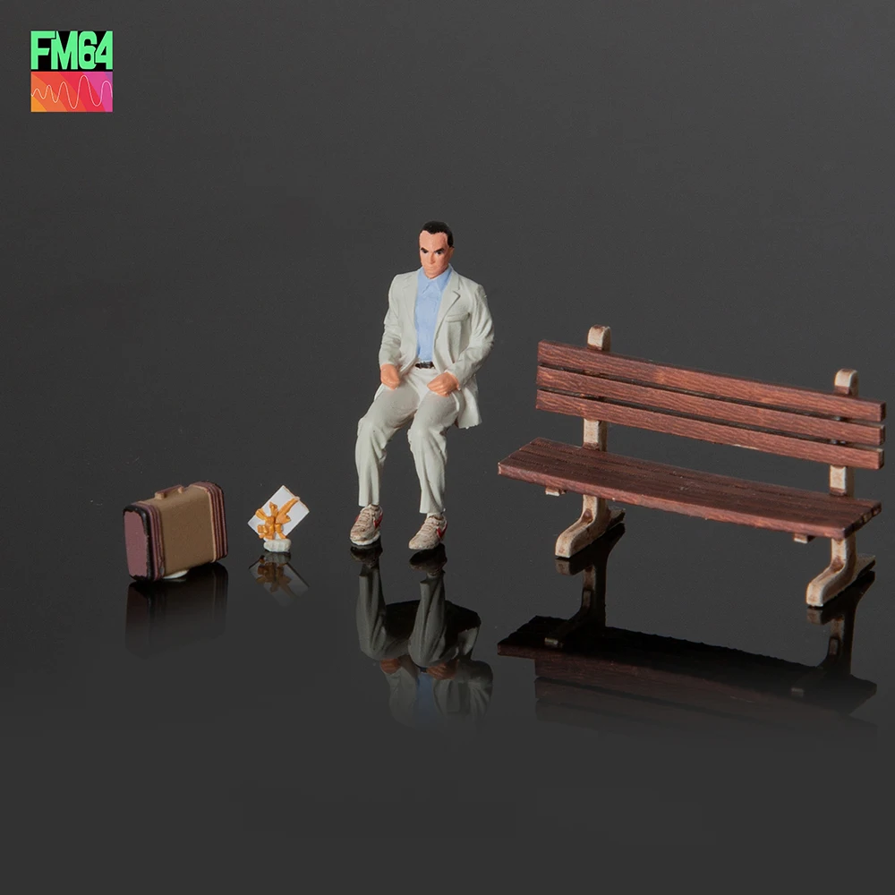 Kicarmod 1/64 Model Figure Movie Bench Suitcase Chocolate Box Resin Diorama Model Scene Display for Car Collection Gift
Kicarmod 1/64 Model Figure Movie Bench Suitcase Chocolate Box Resin Diorama Model Scene Display for Car Collection Gift