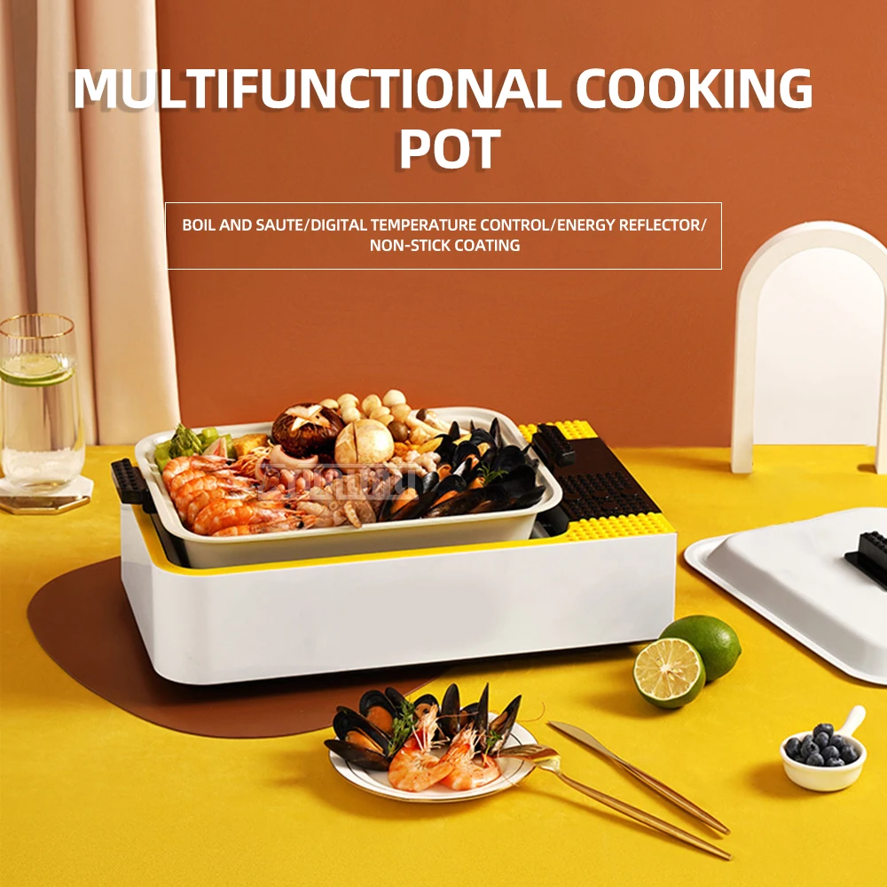 Portable Smokeless Barbecue Stove Multifunctional Cooking Pot Household Kitchen Equipment
Portable Smokeless Barbecue Stove Multifunctional Cooking Pot Household Kitchen Equipment