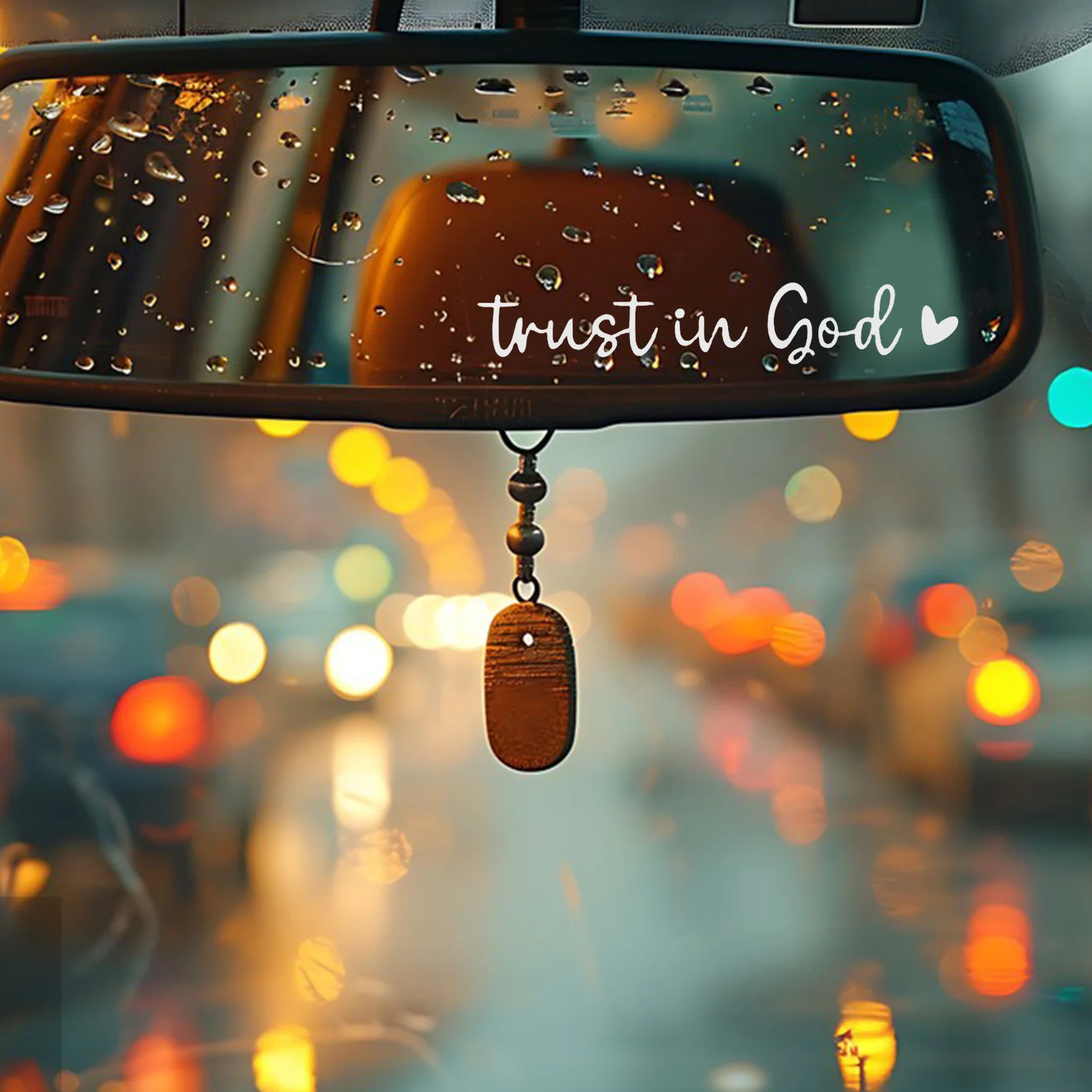 2Pcs Rearview Mirror Stickers Trust in God Vinyl Car Decals Reflective Safe Driving Reminder Inspirational Decoration
2Pcs Rearview Mirror Stickers Trust in God Vinyl Car Decals Reflective Safe Driving Reminder Inspirational Decoration
