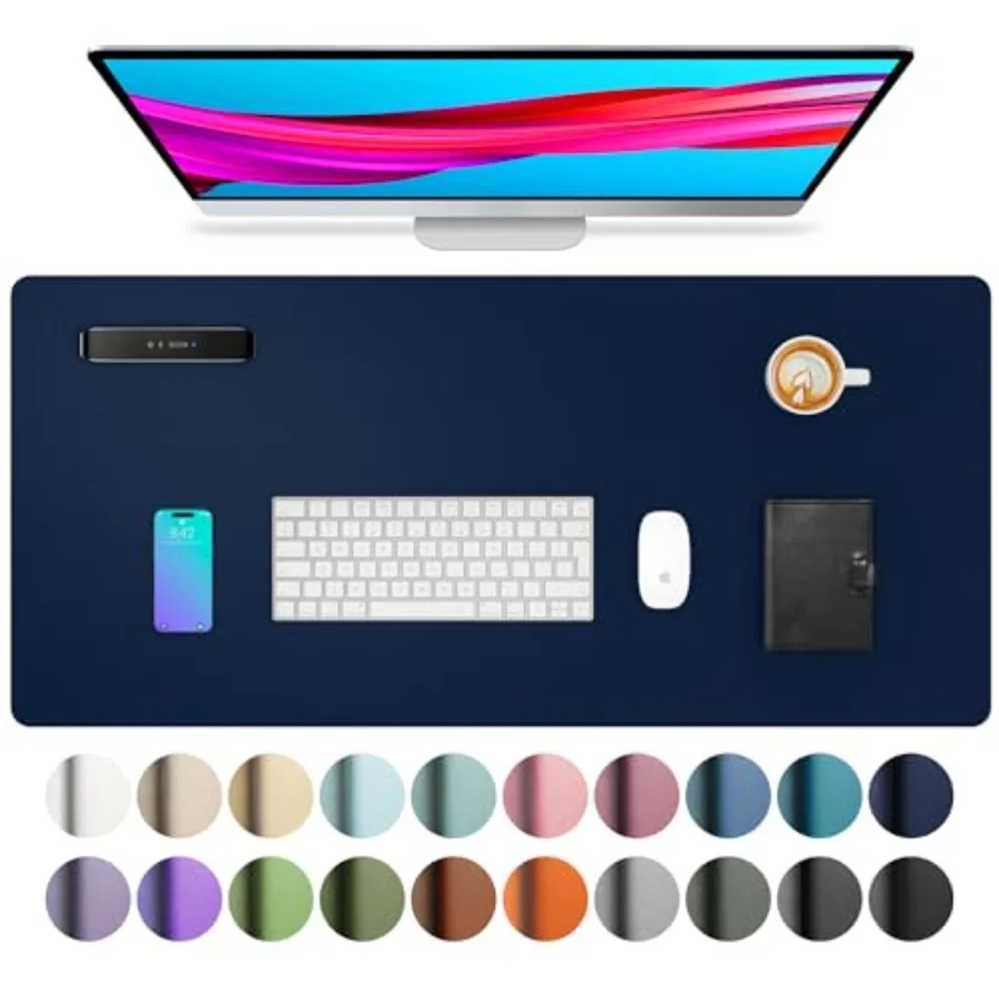 Leather Desk Pad Protector Mouse Pad Office Desk Mat Non-Slip PU Leather Desk Blotter Laptop Desk Pad Waterproof Desk Writing P
Leather Desk Pad Protector Mouse Pad Office Desk Mat Non-Slip PU Leather Desk Blotter Laptop Desk Pad Waterproof Desk Writing P