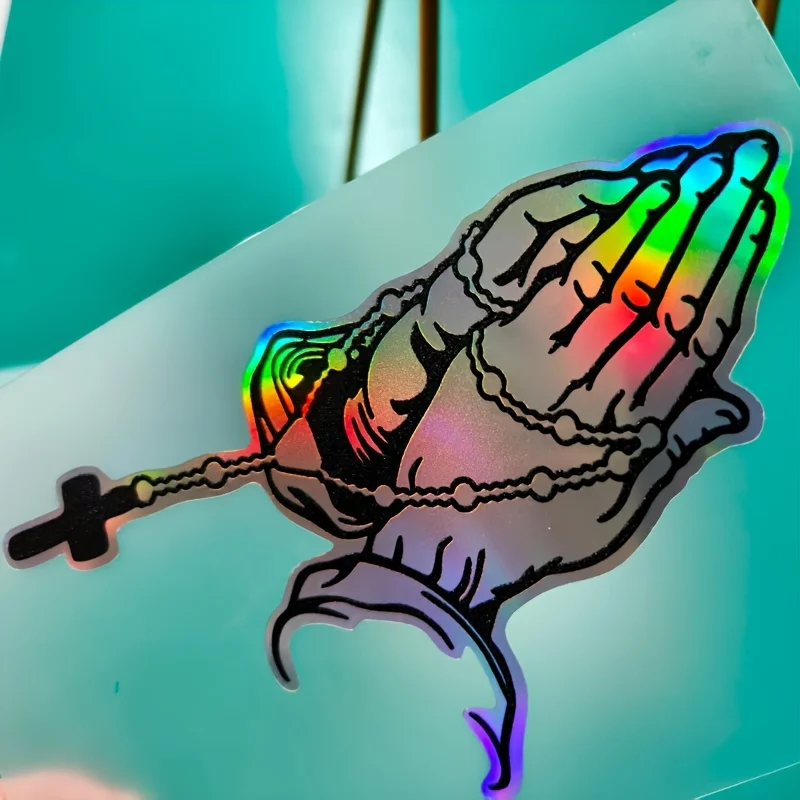 Rose Car Sticker Pearl Flower Vinyl Decal Jesus Prayer Hands Design Waterproof Window Laptop Motorcycle Decoration Accessory
Rose Car Sticker Pearl Flower Vinyl Decal Jesus Prayer Hands Design Waterproof Window Laptop Motorcycle Decoration Accessory