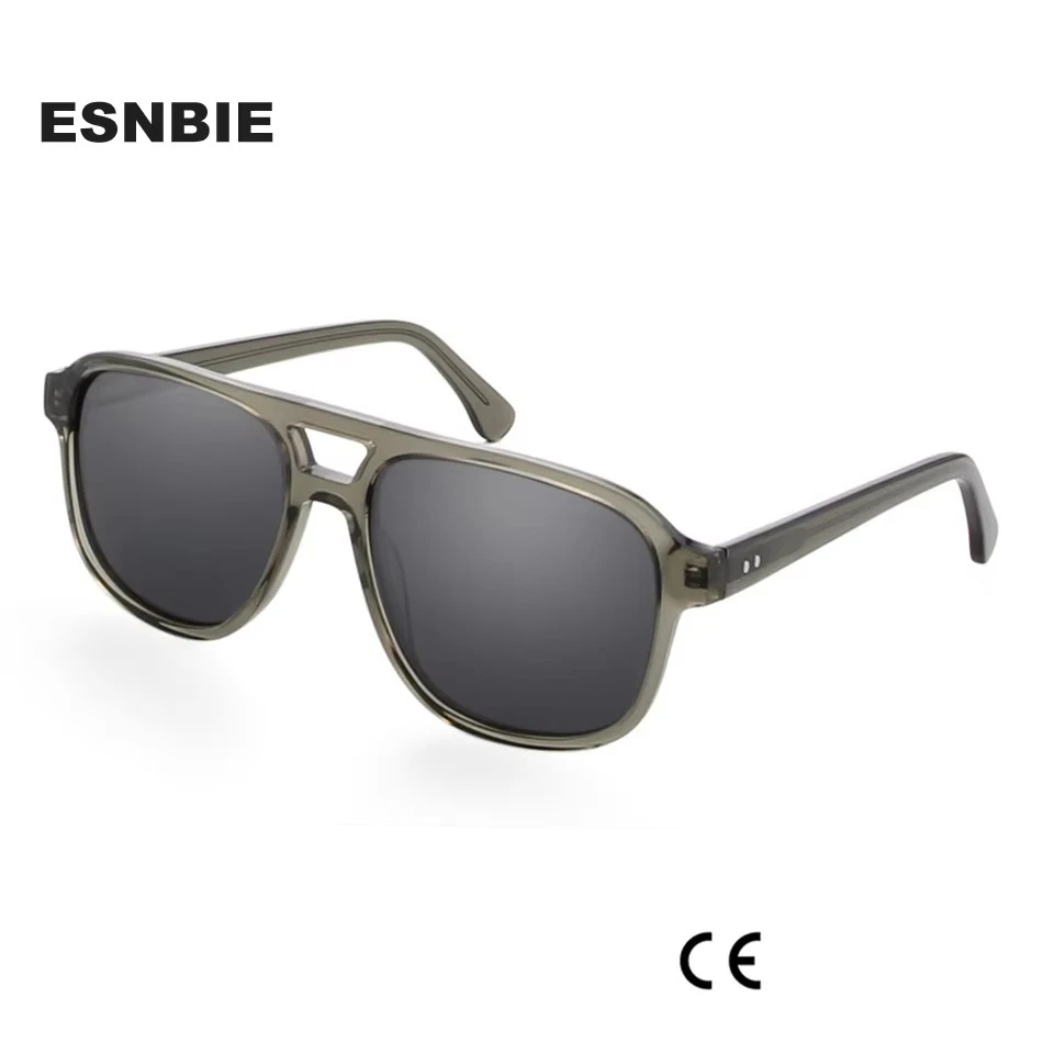 Acetate Sunglasses Men Polarized Square Double Bridges Aviation Sun Glasses For Women Brand Designer Street Style Uv400 Shades
Acetate Sunglasses Men Polarized Square Double Bridges Aviation Sun Glasses For Women Brand Designer Street Style Uv400 Shades