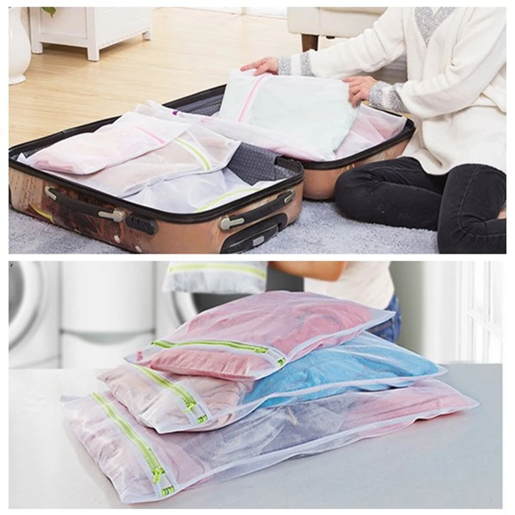 3pcs Laundry Bag Mesh Set White Small Medium Large For Delicates Sweaters Knits Trousers Coats Washing Protection Organizer
3pcs Laundry Bag Mesh Set White Small Medium Large For Delicates Sweaters Knits Trousers Coats Washing Protection Organizer