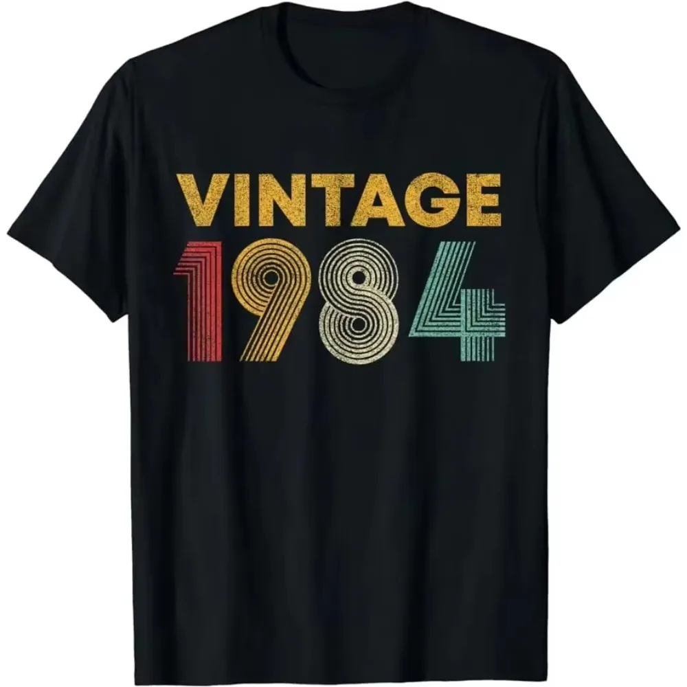 2025 New Y2k Graphic Birthday Gift Short Sleeved 40 Years Old Born in 1984 Shirt 40th Birthday Summer Tee Retro Vintage 1984 Tee
2025 New Y2k Graphic Birthday Gift Short Sleeved 40 Years Old Born in 1984 Shirt 40th Birthday Summer Tee Retro Vintage 1984 Tee