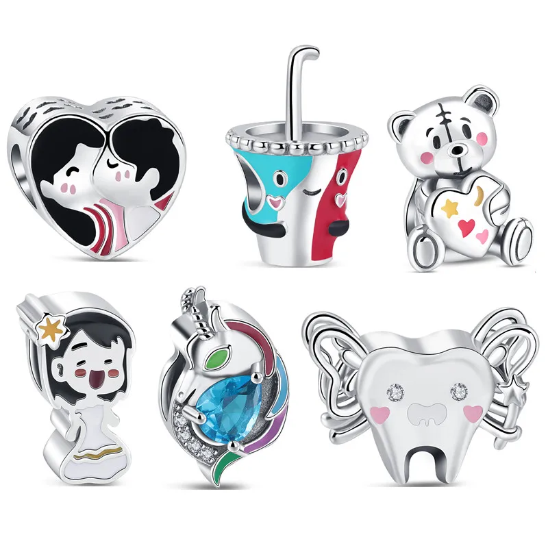 2024 New Girl Bears Horses Kiss pendant charm Bead Fit Pendant Charm 925 Silver Original Bracelet Silver 925 Trinket DIY Jewelry
2024 New Girl Bears Horses Kiss pendant charm Bead Fit Pendant Charm 925 Silver Original Bracelet Silver 925 Trinket DIY Jewelry