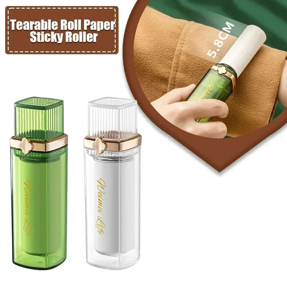 Tearable Roll Paper Sticky Roller Dust Wiper Pet Hair Carpet Clothes Tousle Remover Replaceable Cleaning Brush Accessories
Tearable Roll Paper Sticky Roller Dust Wiper Pet Hair Carpet Clothes Tousle Remover Replaceable Cleaning Brush Accessories