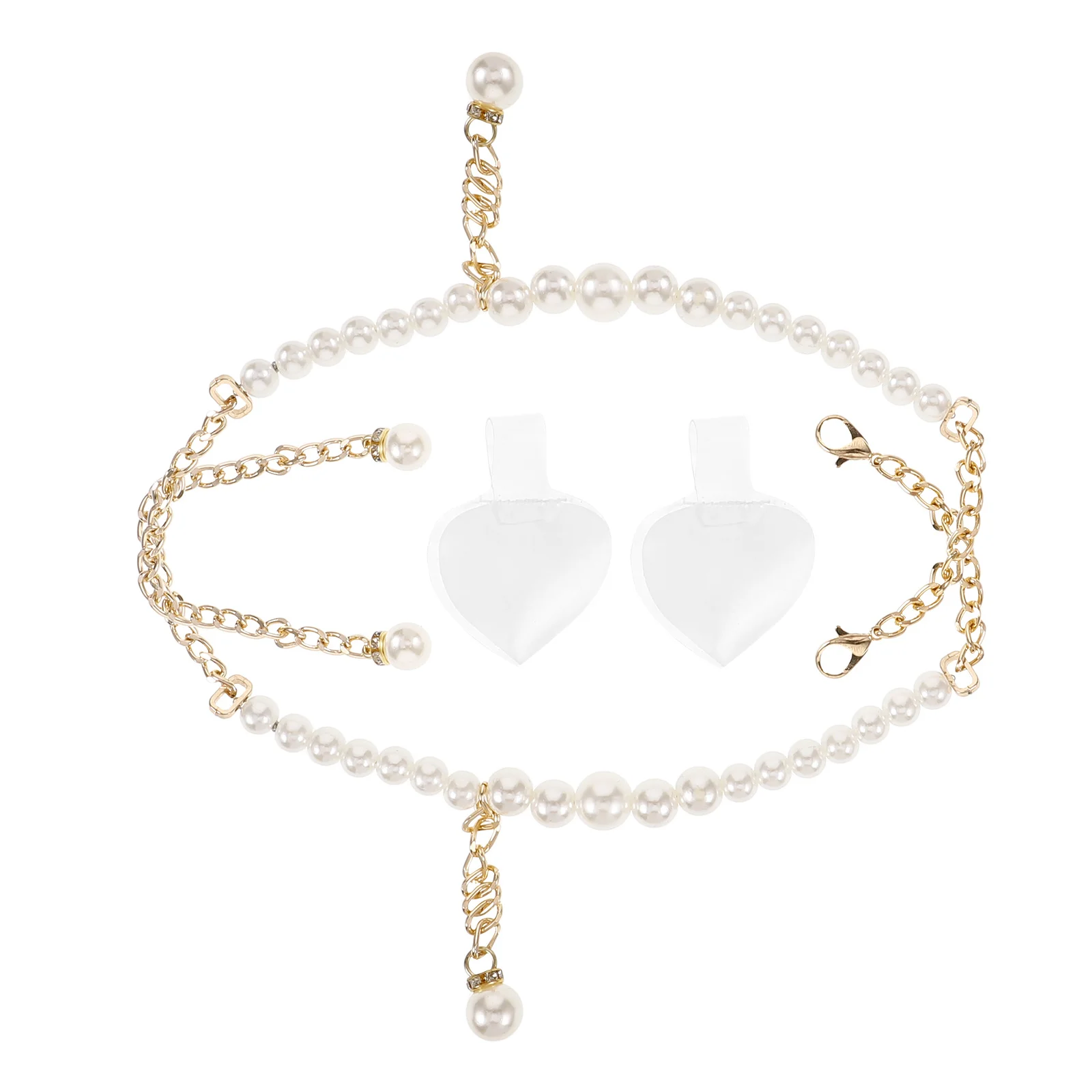 1Set Anti-Slip Heel Straps with Pearl Chain Decor Detachable Shoe Straps for High Heels Comfortable Ankle Strap for Women
1Set Anti-Slip Heel Straps with Pearl Chain Decor Detachable Shoe Straps for High Heels Comfortable Ankle Strap for Women