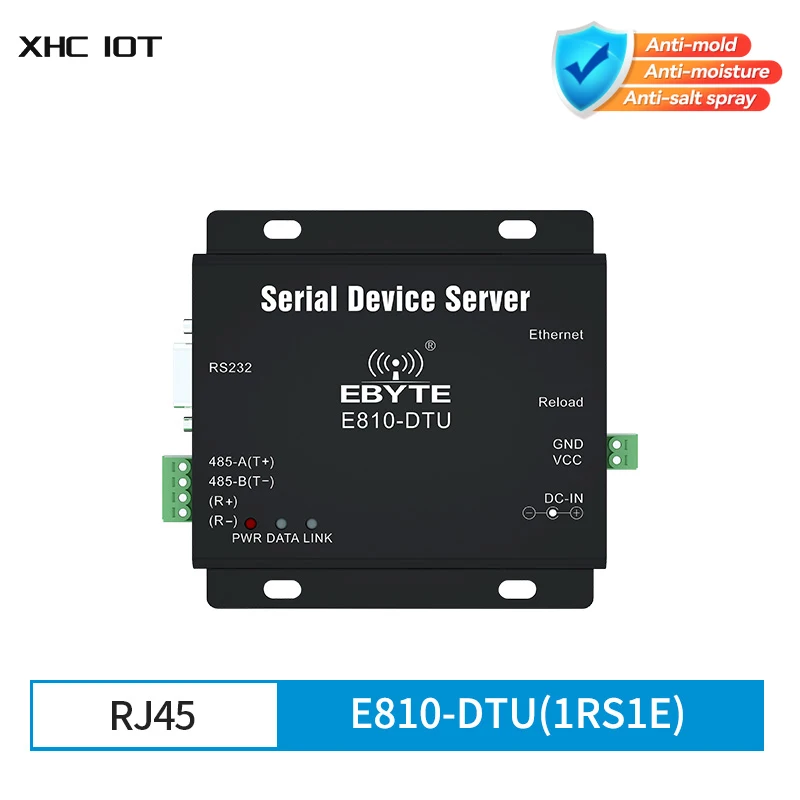 RS485 RS422 TCP UDP Socket Transmission Modem Ethernet Single Serial Server Two-Way Socket E810-DTU(1RS1E)
RS485 RS422 TCP UDP Socket Transmission Modem Ethernet Single Serial Server Two-Way Socket E810-DTU(1RS1E)