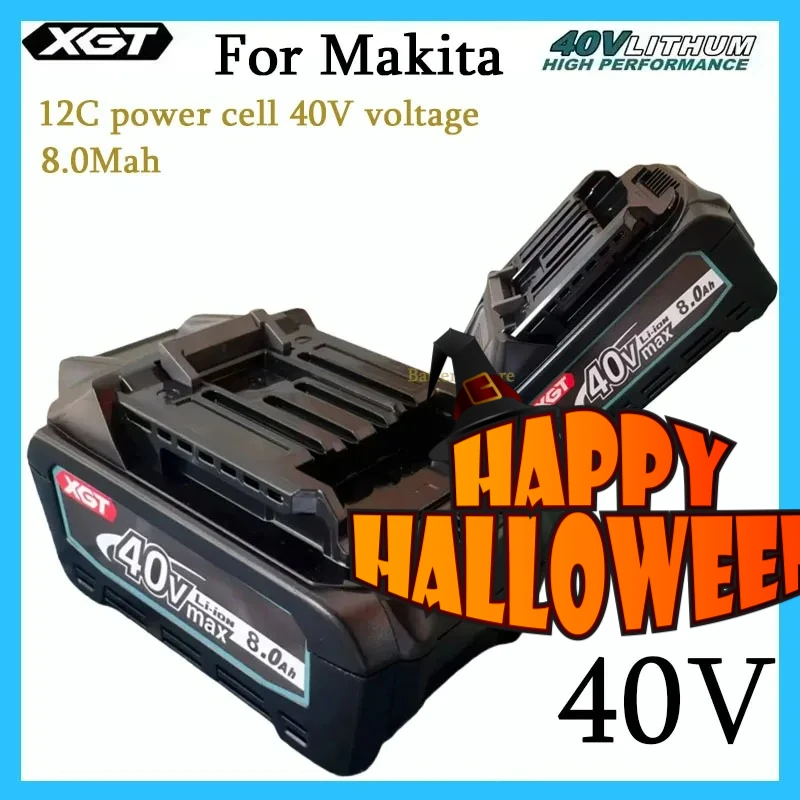 For Makita 40V MAX XGT 21700 lithium-ion battery 8.0AH rechargeable toolbattery BL4020 BL4025 BL4040 BL4050 BL4080
For Makita 40V MAX XGT 21700 lithium-ion battery 8.0AH rechargeable toolbattery BL4020 BL4025 BL4040 BL4050 BL4080