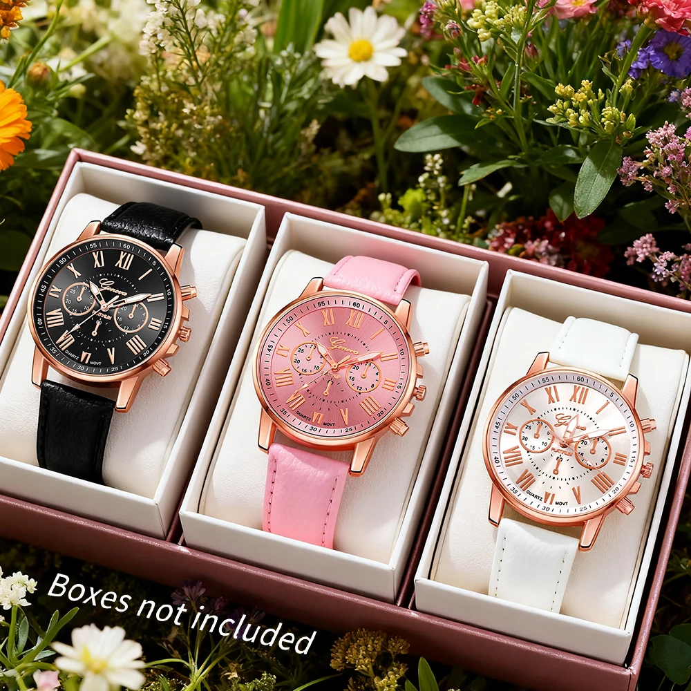 Stylish Unisex Quartz Watch with Round Zinc Alloy Case & PU Leather Strap - Red Dial, Roman Numerals
Stylish Unisex Quartz Watch with Round Zinc Alloy Case & PU Leather Strap - Red Dial, Roman Numerals