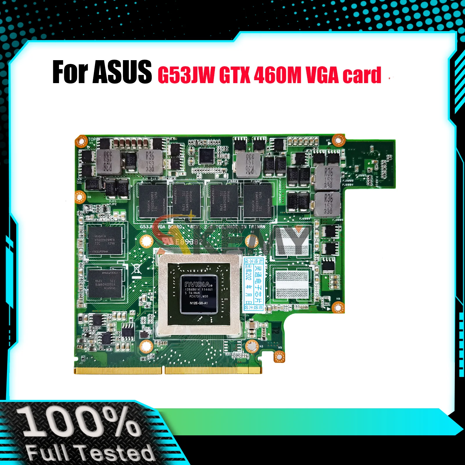 G53JW Материнская плата для ноутбука ASUS card GTX460M G53XI74JW G53JW VGA GTX 460M Материнская плата для ноутбука 100% тестирование ОК быстрая доставка stk
G53JW Материнская плата для ноутбука ASUS card GTX460M G53XI74JW G53JW VGA GTX 460M Материнская плата для ноутбука 100% тестирование ОК быстрая доставка stk