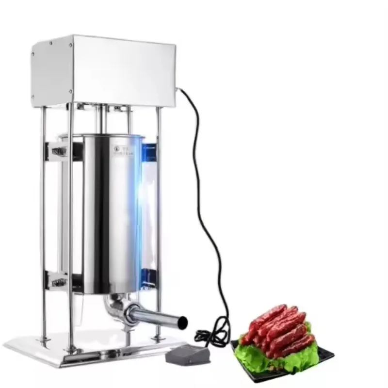2024 Chicken Sausage Making Machine Automatic 10 Liter Electric Sausage Maker Filling Machine Commercial
2024 Chicken Sausage Making Machine Automatic 10 Liter Electric Sausage Maker Filling Machine Commercial