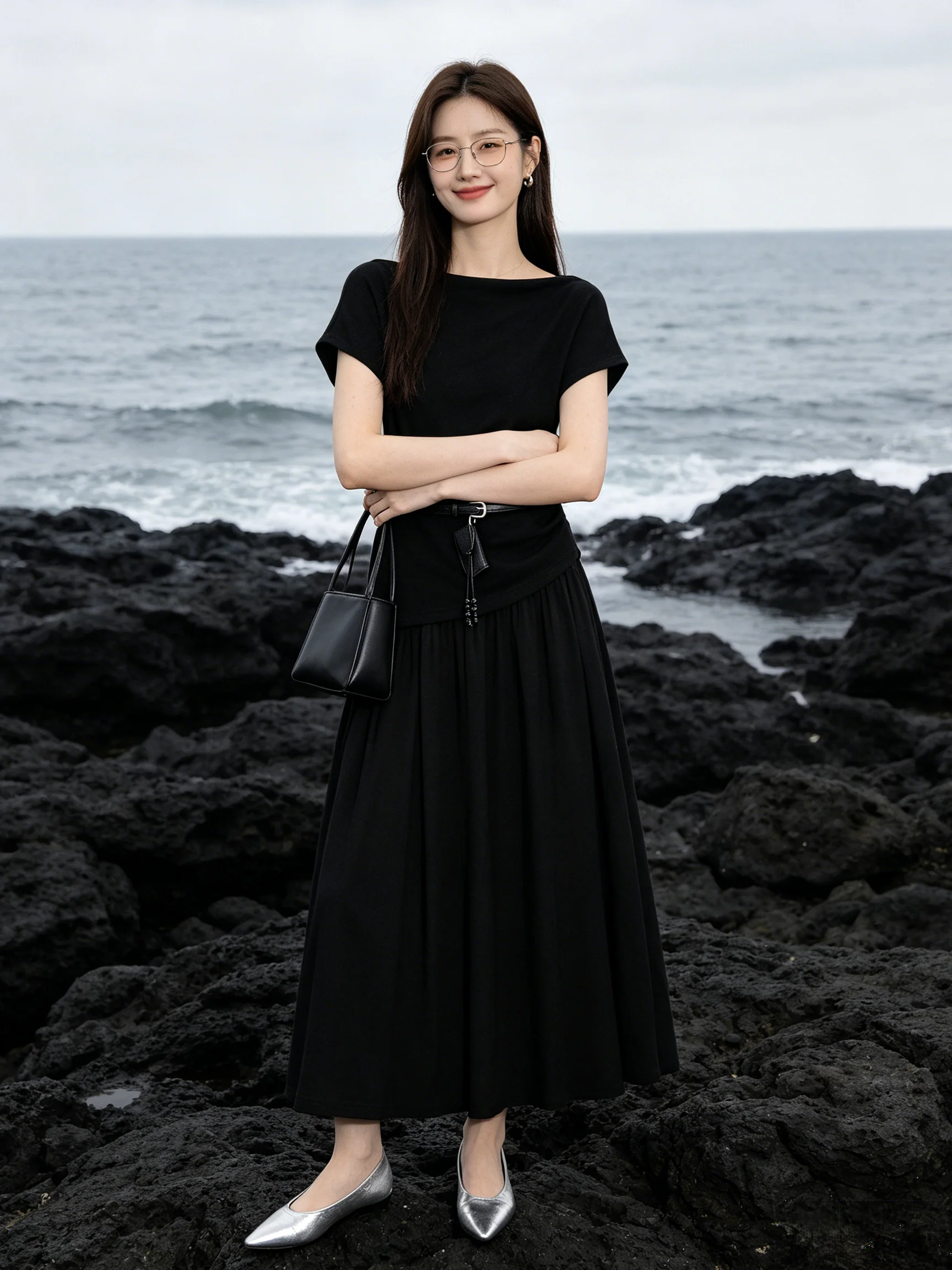 Elegant Color round Neck Asymmetrical Hem Top And Elastic Waist Skirt Two Piece Set for Women Summer Fashion
Elegant Color round Neck Asymmetrical Hem Top And Elastic Waist Skirt Two Piece Set for Women Summer Fashion
