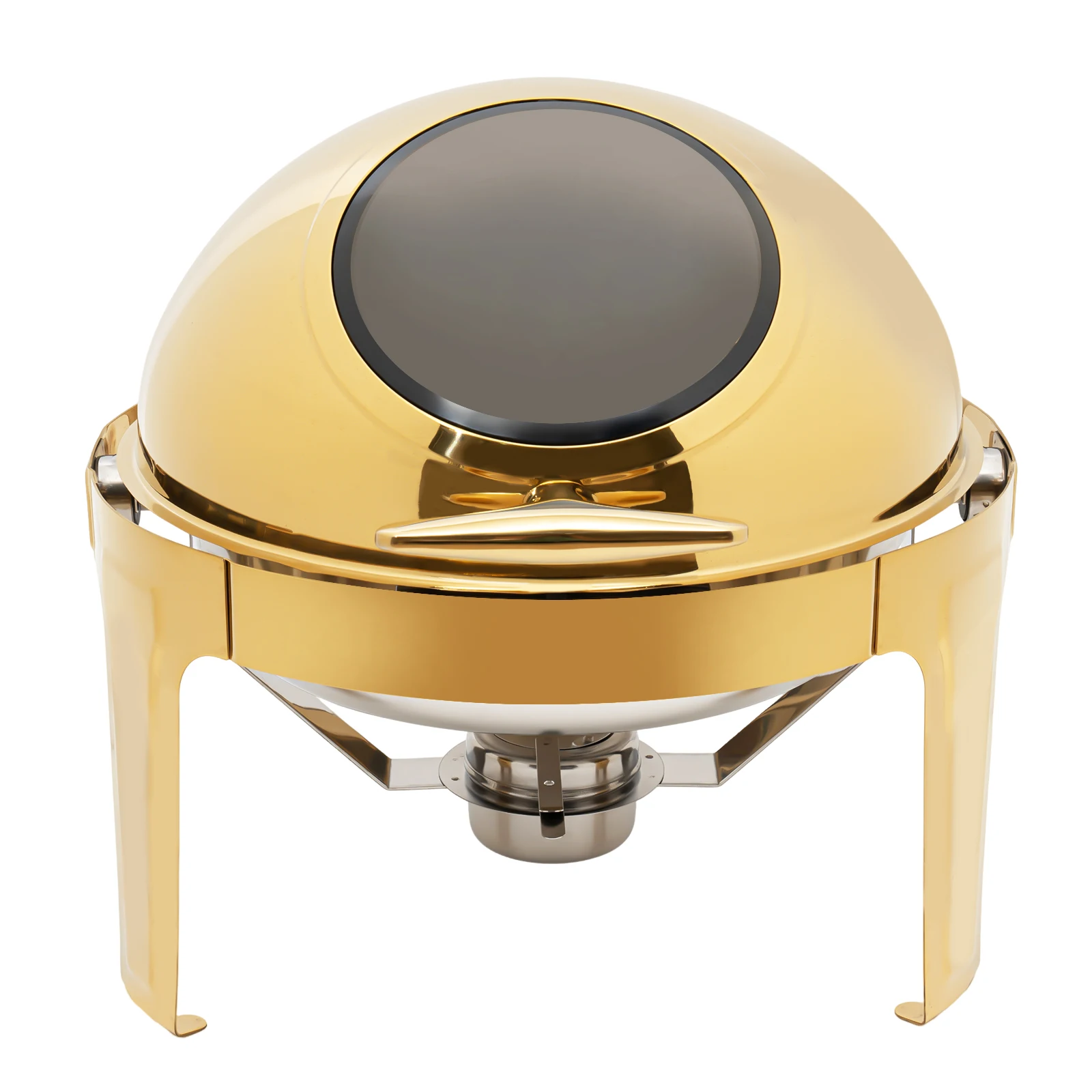 Round Chafing Dish with Clear Lid&90/180° Adjustable Opening,Heavy-Duty Food Warmer for Buffet/Wedding Events
Round Chafing Dish with Clear Lid&90/180° Adjustable Opening,Heavy-Duty Food Warmer for Buffet/Wedding Events
