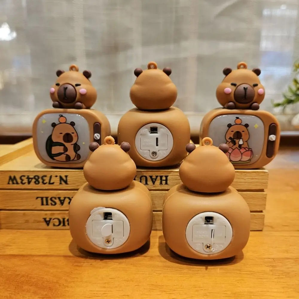 Funny TV Style Capybara Luminous Ornaments Lotus Wooden Fish Capybara Light Decor Backpack PVC Cute Animal Ornaments Gifts
Funny TV Style Capybara Luminous Ornaments Lotus Wooden Fish Capybara Light Decor Backpack PVC Cute Animal Ornaments Gifts