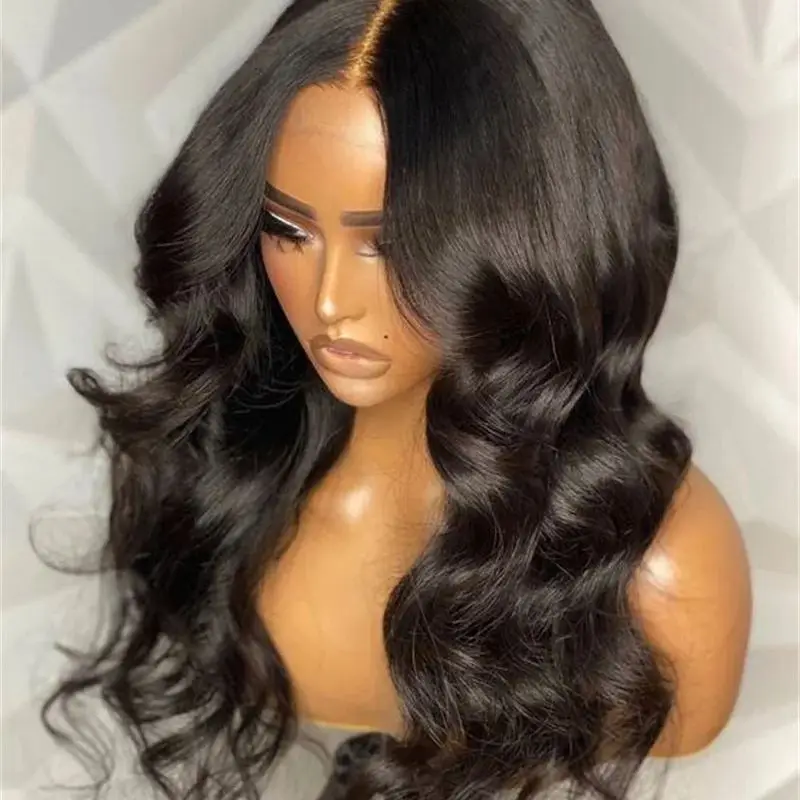 Soft Black Glueless 26'' Natural Body Wave Long 5x5 Silk Base Jewish Human Hair Wig Baby Hair HD Lace European Hair Preplucked
Soft Black Glueless 26'' Natural Body Wave Long 5x5 Silk Base Jewish Human Hair Wig Baby Hair HD Lace European Hair Preplucked