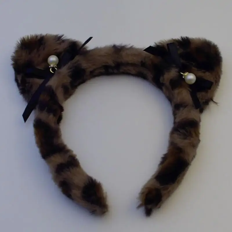 652F Leopard Cats Ear Plush Hairhoop for Women Cosplay Costume Hairband Halloween Props Theme Party Accessory Headpieces
652F Leopard Cats Ear Plush Hairhoop for Women Cosplay Costume Hairband Halloween Props Theme Party Accessory Headpieces