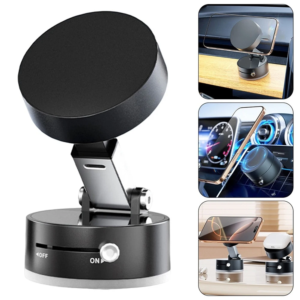 Universal Vacuum Magnetic Car Phone Holder Foldable 360° Rotatable Suction Cup Phone Stand Universal Mount for iPhone Samsung
Universal Vacuum Magnetic Car Phone Holder Foldable 360° Rotatable Suction Cup Phone Stand Universal Mount for iPhone Samsung