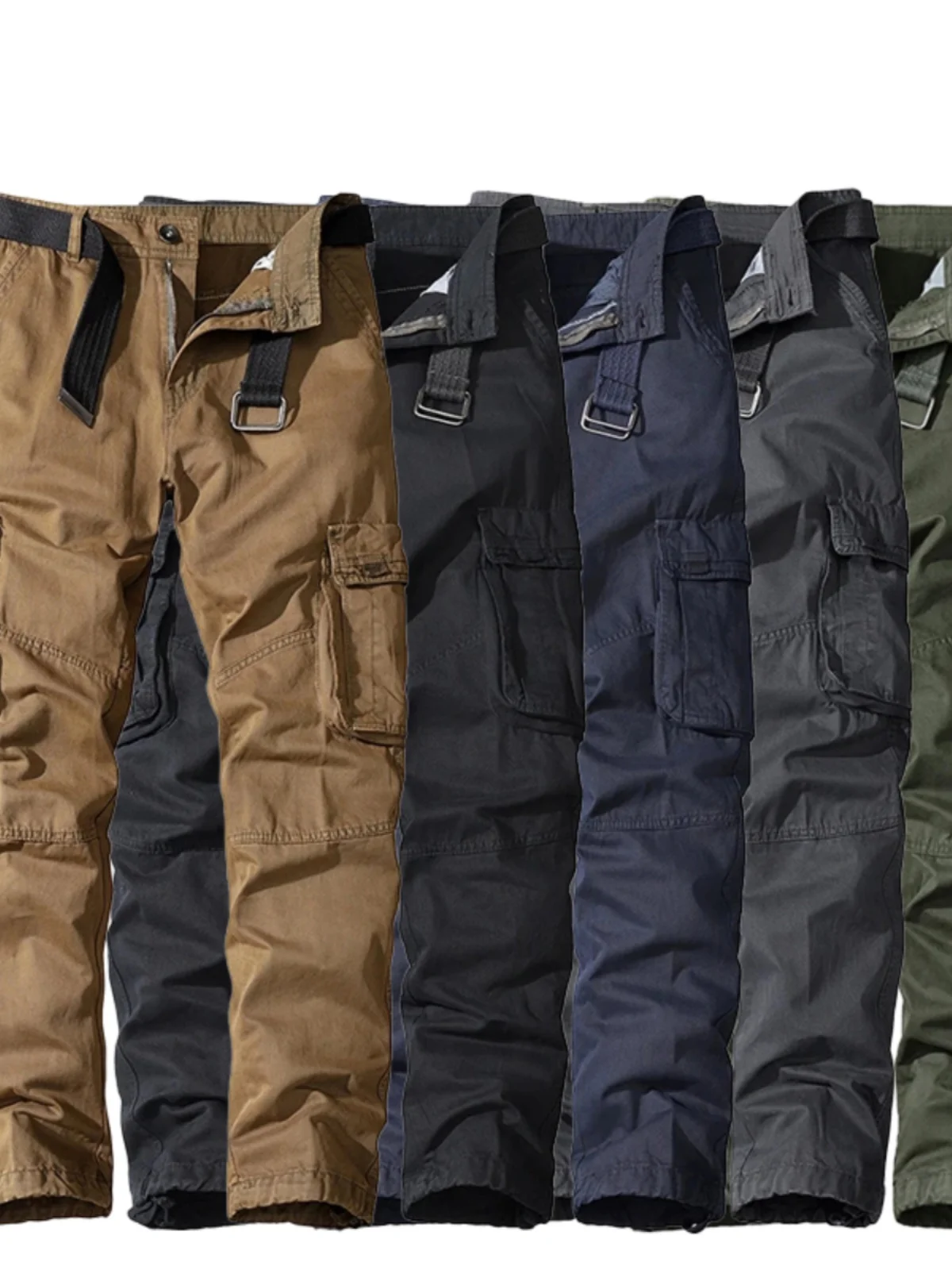 Men's Casual Cargo Pants Multicolor ket Pure Color Workwear Trousers Loose Fit Long Pants Spring Autumn Faion
Men's Casual Cargo Pants Multicolor ket Pure Color Workwear Trousers Loose Fit Long Pants Spring Autumn Faion