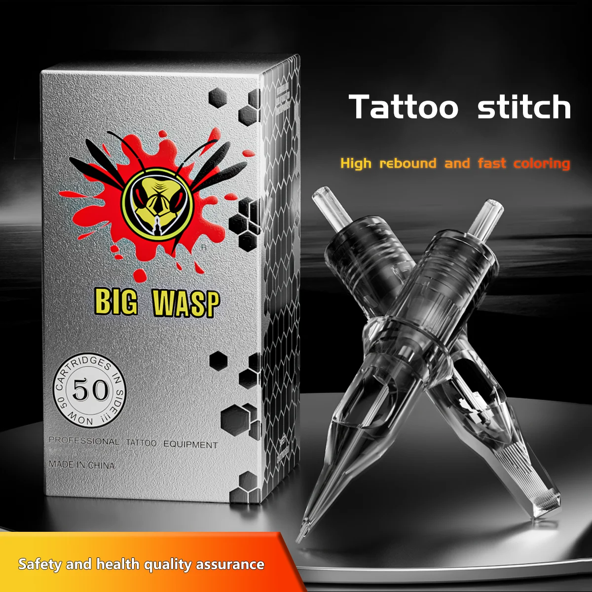 BIGWASP Серый 50 шт. Набор игл для смешанных картриджей RM/RL/M1/RS (диаметр 0,3 мм/0,35 мм), одноразовые стерилизованные безопасные иглы для татуировок
BIGWASP Серый 50 шт. Набор игл для смешанных картриджей RM/RL/M1/RS (диаметр 0,3 мм/0,35 мм), одноразовые стерилизованные безопасные иглы для татуировок