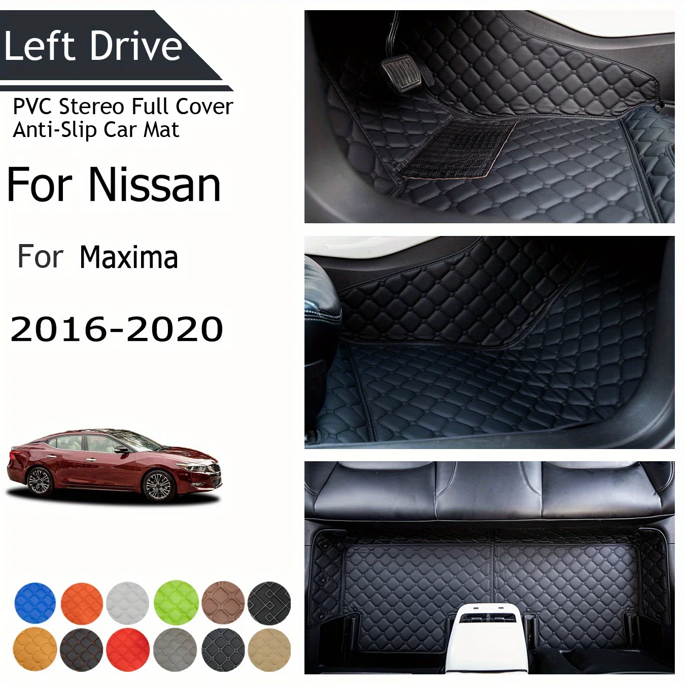 TEGART 【LHD】For Nissan For Maxima 2016-2020 Three Layer PVC Stereo Full Cover Anti-Slip Car Mat Car Floor Mats Car Accessories
TEGART 【LHD】For Nissan For Maxima 2016-2020 Three Layer PVC Stereo Full Cover Anti-Slip Car Mat Car Floor Mats Car Accessories