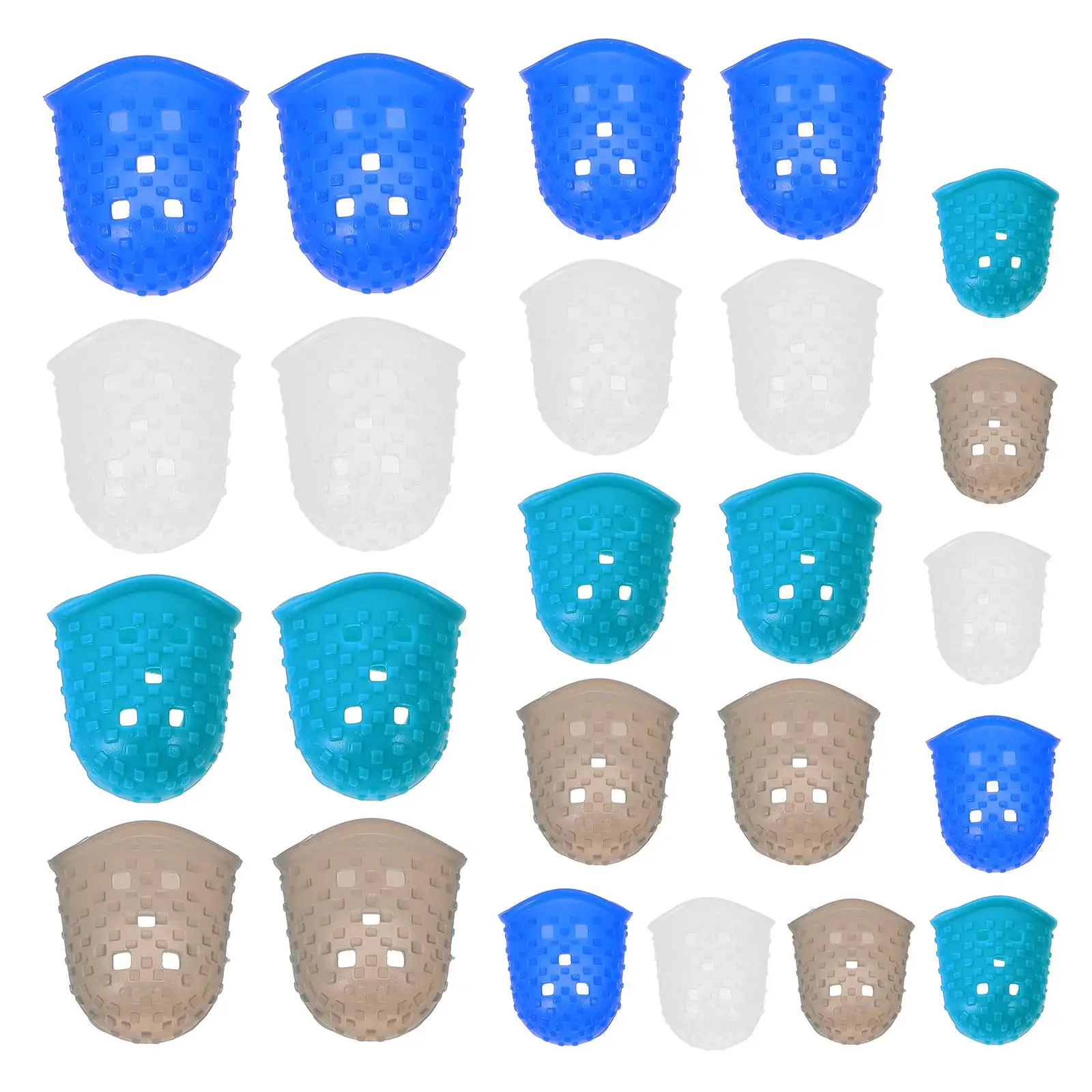 24Pcs Rubber Finger Protectors Gray Transparent Blue Colors S M L Size For Cutting Office Tasks Protective Fingertip Gloves
24Pcs Rubber Finger Protectors Gray Transparent Blue Colors S M L Size For Cutting Office Tasks Protective Fingertip Gloves