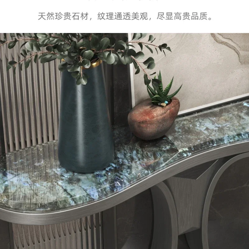 Black-Capped Kingfisher Marble Table Modern Minimalist Villa Entry Door Side View Light Luxury Console Tables
Black-Capped Kingfisher Marble Table Modern Minimalist Villa Entry Door Side View Light Luxury Console Tables