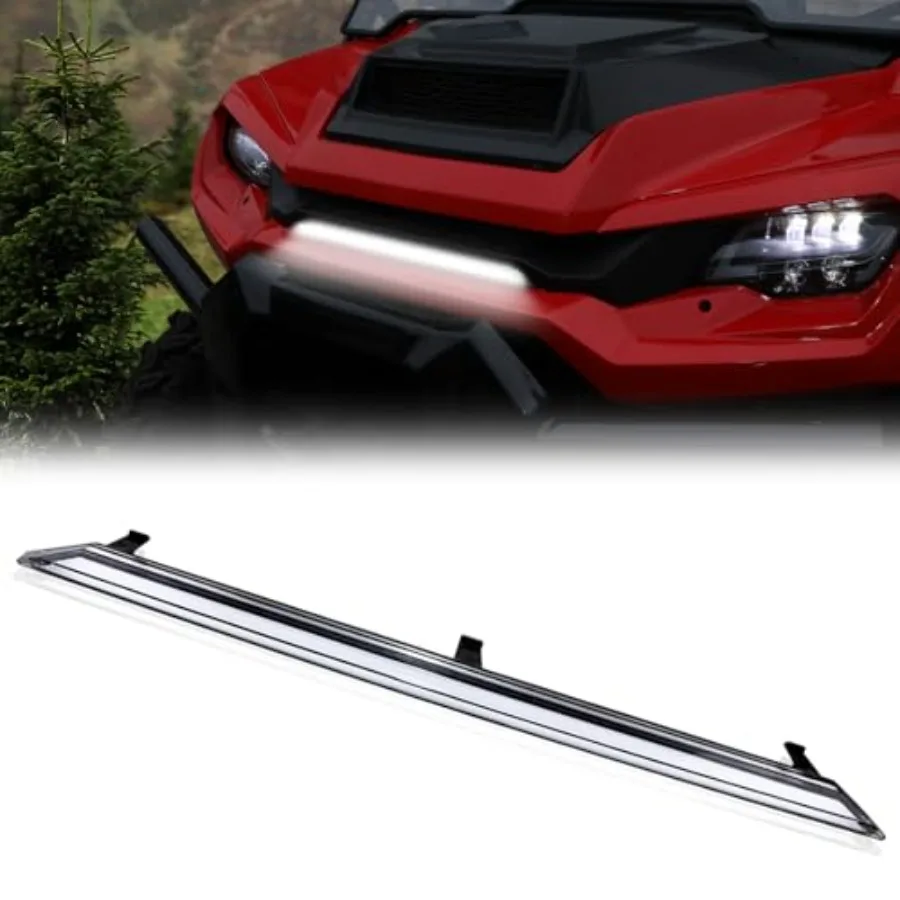 Передняя светодиодная решетка-фонарь для Honda Pioneer 1000 2022-2025, вспомогательная светодиодная лента для капота, сетчатая световая панель для Honda Pioneer
Передняя светодиодная решетка-фонарь для Honda Pioneer 1000 2022-2025, вспомогательная светодиодная лента для капота, сетчатая световая панель для Honda Pioneer