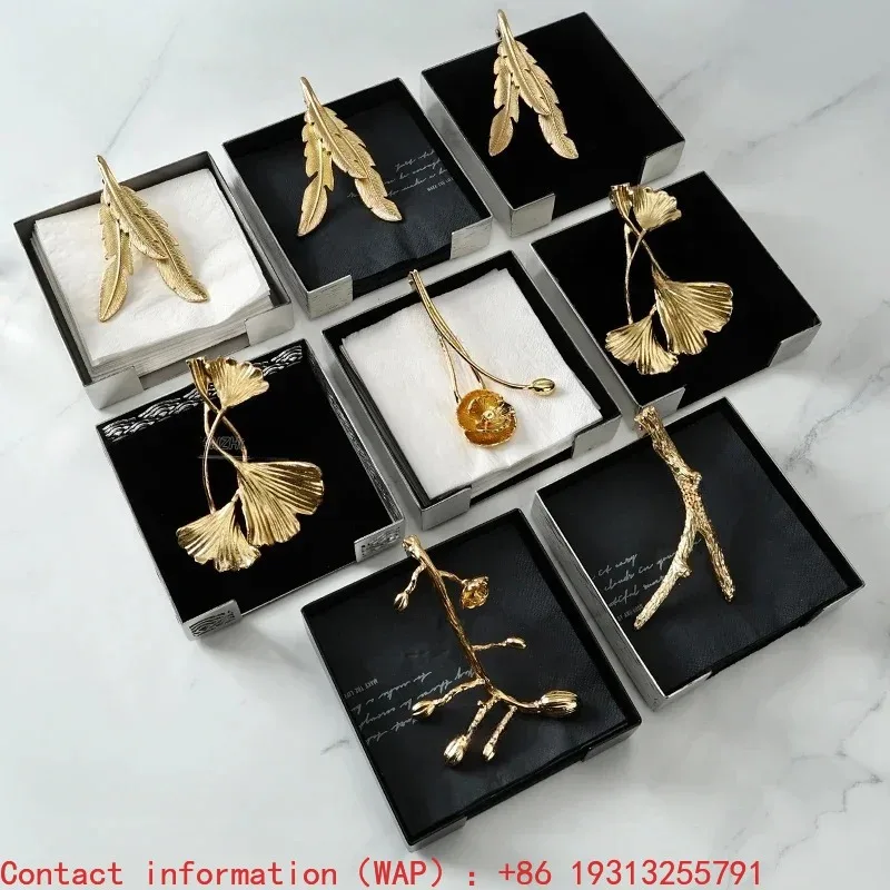 Ins European Stainless Steel Tissue Box Brass Ginkgo Leaf Decor Hotel Table Napkin Holder Afternoon Desktop Tissue Organizer
Ins European Stainless Steel Tissue Box Brass Ginkgo Leaf Decor Hotel Table Napkin Holder Afternoon Desktop Tissue Organizer