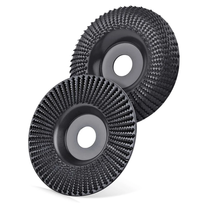 2PCS Grinder Wheel Disc 4 Inch Wood Shaping Wheel, Wood Grinding Shaping Disk For Angle Grinders Easy To Use
2PCS Grinder Wheel Disc 4 Inch Wood Shaping Wheel, Wood Grinding Shaping Disk For Angle Grinders Easy To Use