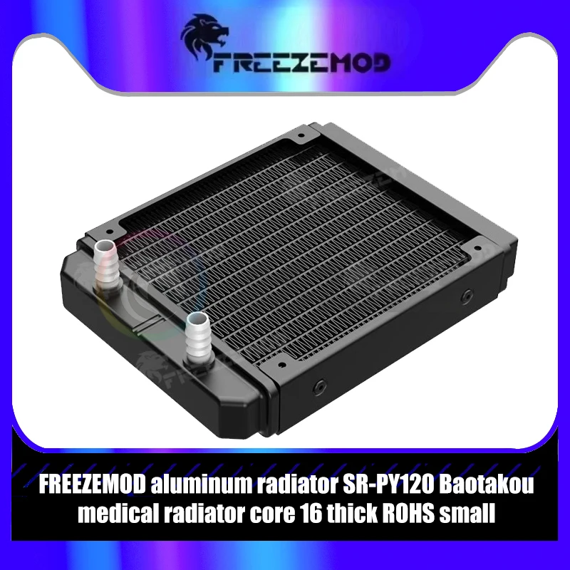 FREEZEMOD Aluminum 120 Radiator Medical RAD Match 12cm Cooling Fan, Connect 5-6mm 7-8mm Soft Pipe CSR-PY120
FREEZEMOD Aluminum 120 Radiator Medical RAD Match 12cm Cooling Fan, Connect 5-6mm 7-8mm Soft Pipe CSR-PY120