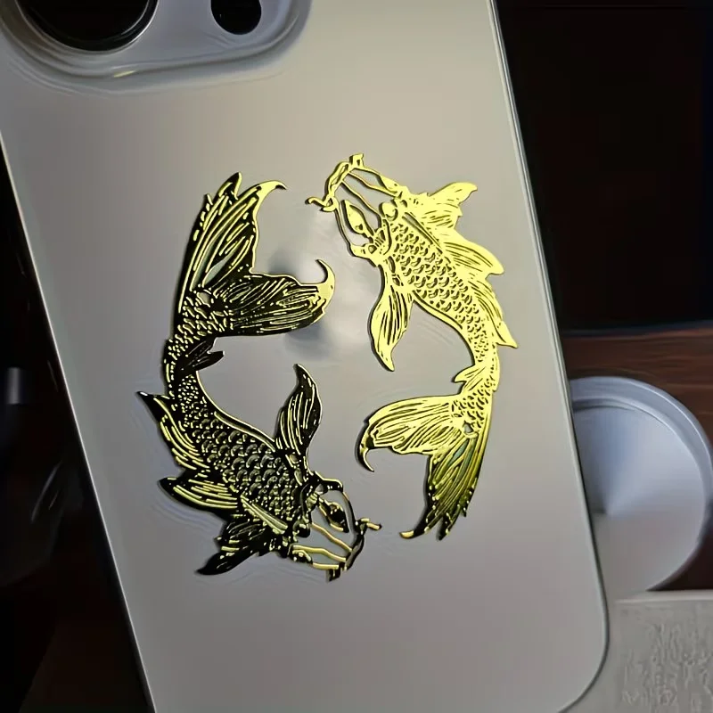 3pcs Metal Feel Sticker - Pisces & Maneki Neko Design, Multi-Purpose Lucky Cat Decal for Roller Skating and Cycling
3pcs Metal Feel Sticker - Pisces & Maneki Neko Design, Multi-Purpose Lucky Cat Decal for Roller Skating and Cycling