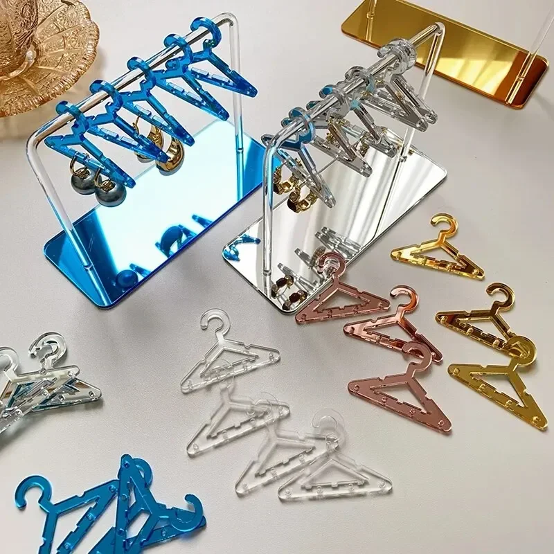 New 8 Pcs Solid Color Little Hangers Shaped Jewelry Holder Dangle Earrings Display Storage Personality Jewelry Organizer Holders
New 8 Pcs Solid Color Little Hangers Shaped Jewelry Holder Dangle Earrings Display Storage Personality Jewelry Organizer Holders