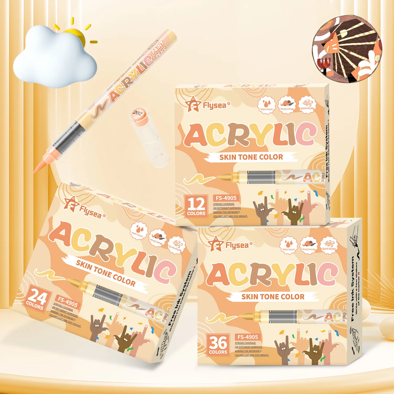12-36 цветов, тон кожи, маркер для акриловой краски, маркер для акриловой краски, тон кожи, художественный маркер, гибкий кончик кисти, искусство «сделай сам», подарок для ребенка
12-36 цветов, тон кожи, маркер для акриловой краски, маркер для акриловой краски, тон кожи, художественный маркер, гибкий кончик кисти, искусство «сделай сам», подарок для ребенка