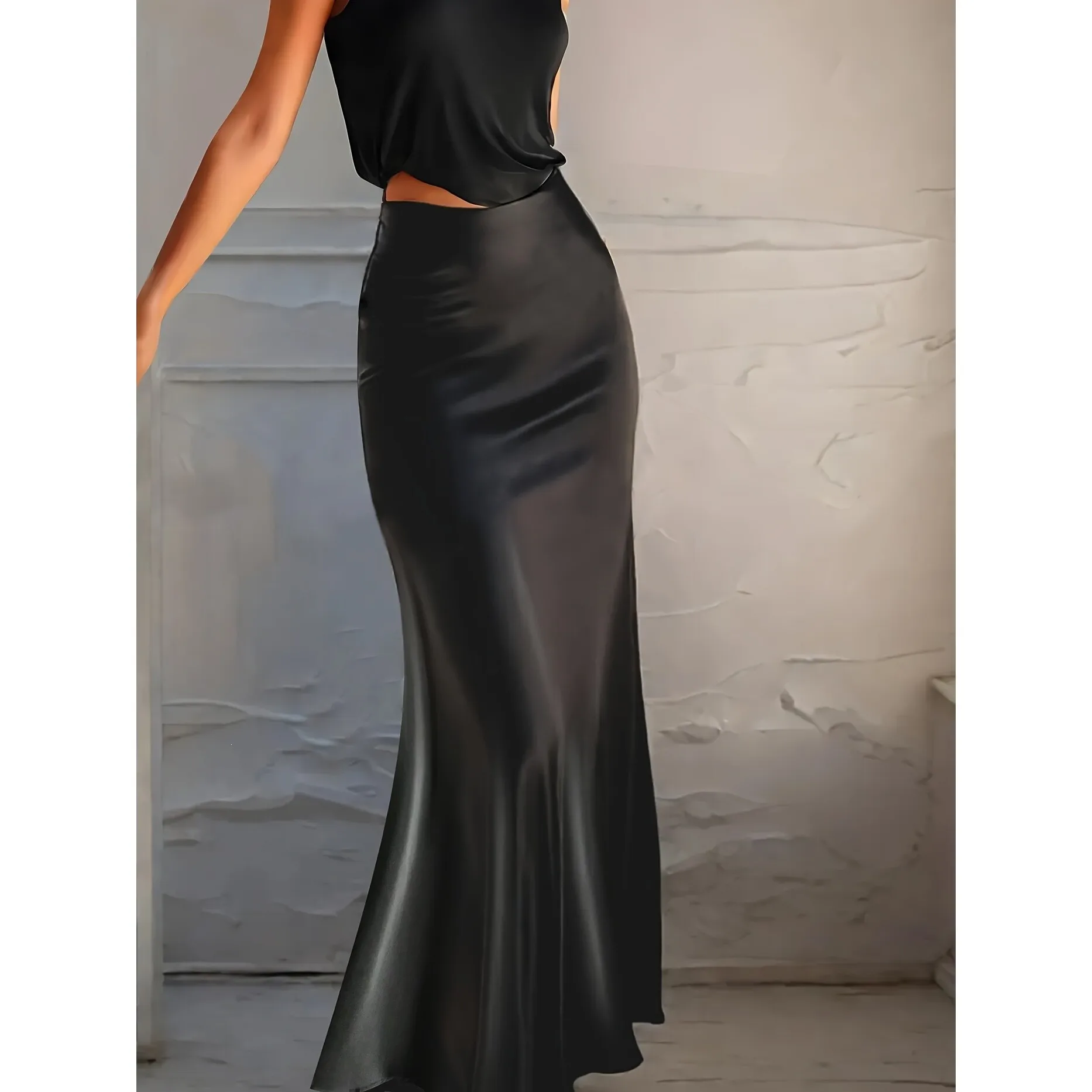 High Waist Leather Skirt S 41241 Women's Fashion Spring Collection Neutral Style Other Fabric Other Model Other Details
High Waist Leather Skirt S 41241 Women's Fashion Spring Collection Neutral Style Other Fabric Other Model Other Details