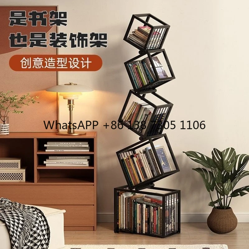 Household corner vertical creative heterosexual bookshelf modern floor simple shelf bookcase study corner shelf
Household corner vertical creative heterosexual bookshelf modern floor simple shelf bookcase study corner shelf