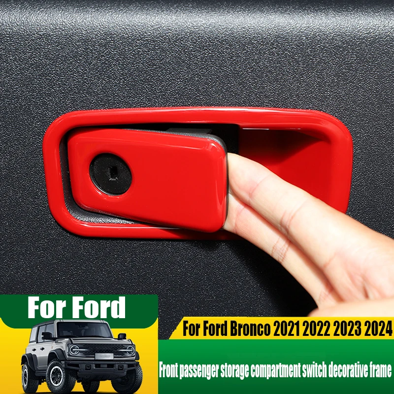 Front passenger storage compartment switch decorative frame car interior decoration supplies For Ford Bronco 2021 2022 2023 2024
Front passenger storage compartment switch decorative frame car interior decoration supplies For Ford Bronco 2021 2022 2023 2024