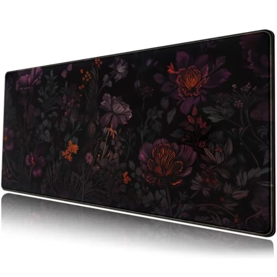 Dark Cottagecore Desk Mat Black Purple Flower XL Mouse Pad Large Gaming Mousepad Extended Vintage Aesthetic Desk Pad Keyboard M
Dark Cottagecore Desk Mat Black Purple Flower XL Mouse Pad Large Gaming Mousepad Extended Vintage Aesthetic Desk Pad Keyboard M