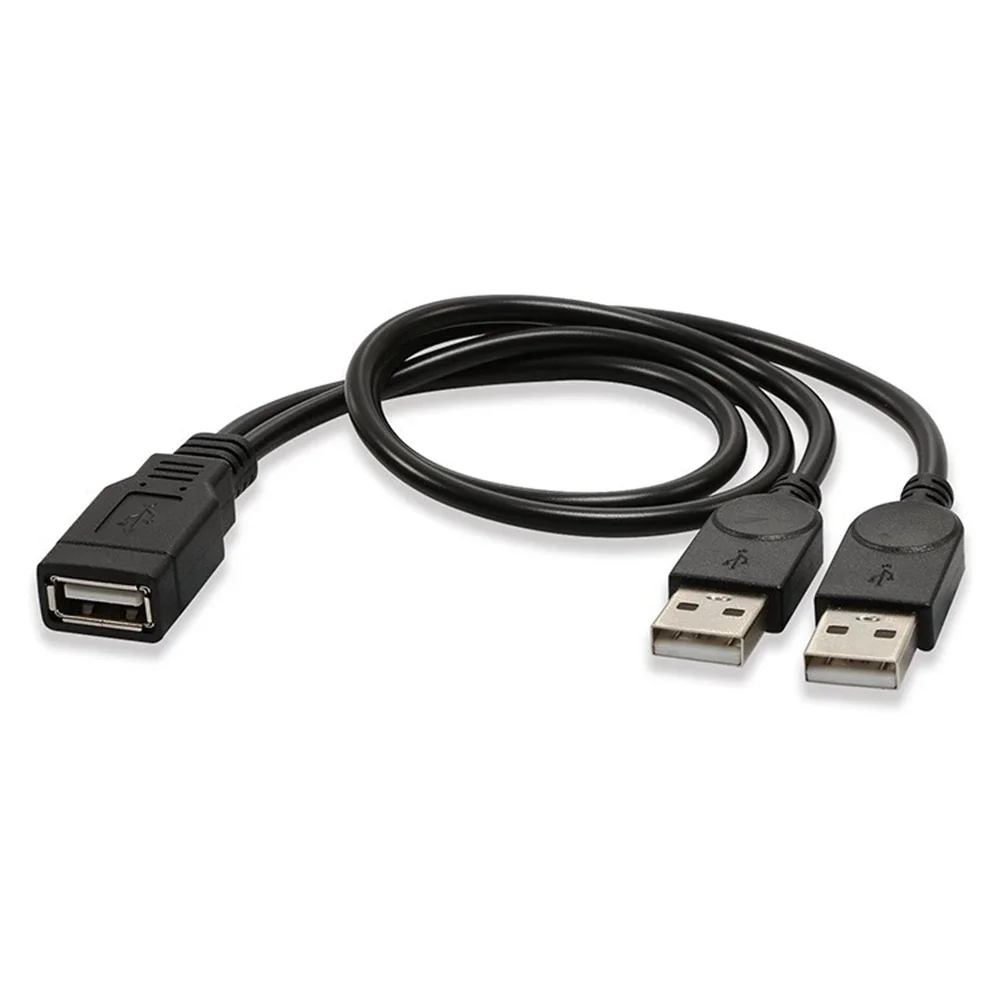 USB 2.0 A Plug to USB Female 2 Double Dual Power Supply USB Female Splitter Extension Cable HUB Charging for Printer
USB 2.0 A Plug to USB Female 2 Double Dual Power Supply USB Female Splitter Extension Cable HUB Charging for Printer