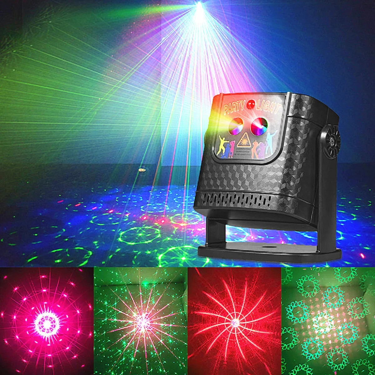 Party lights, DJ disco lights, strobe lights, projection projector, USB-powered projector lights, home atmosphere lights
Party lights, DJ disco lights, strobe lights, projection projector, USB-powered projector lights, home atmosphere lights
