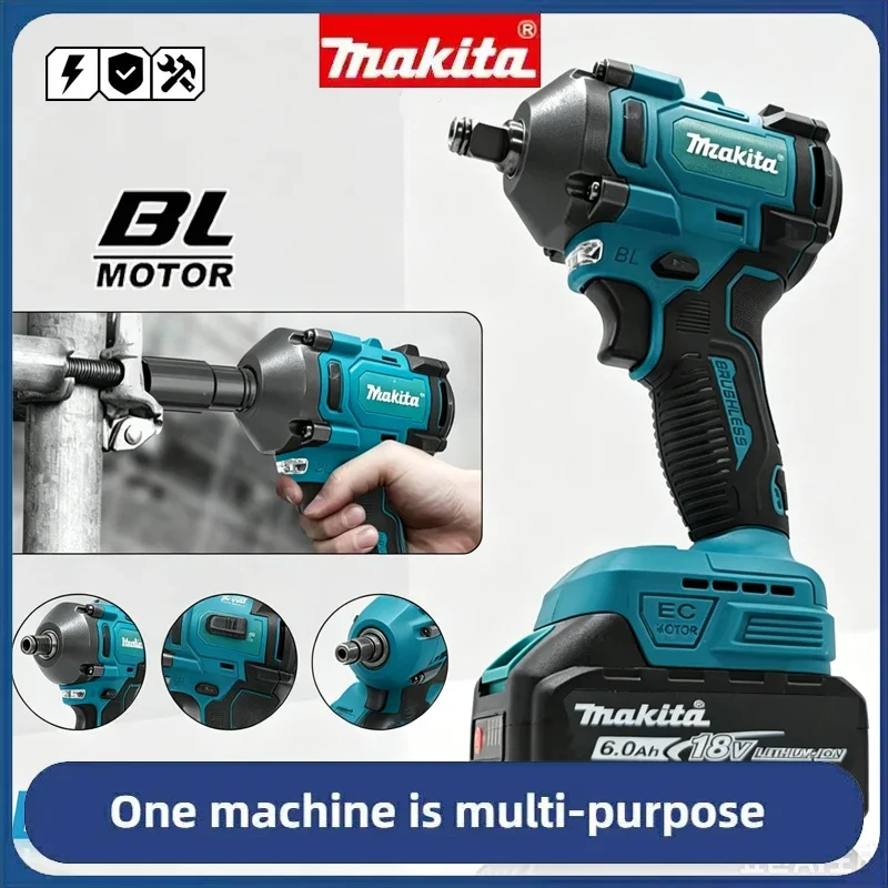 Makita Cordless High 350N.M Torque Brushless Electric Impact Wrench Rechargeable Screwdrivers Tool For 18-20V Battery
Makita Cordless High 350N.M Torque Brushless Electric Impact Wrench Rechargeable Screwdrivers Tool For 18-20V Battery